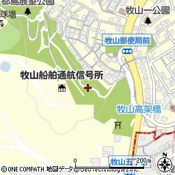 福岡県北九州市戸畑区牧山周辺の地図