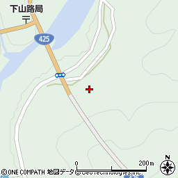和歌山県田辺市龍神村福井837周辺の地図