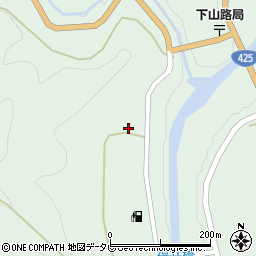 和歌山県田辺市龍神村福井189周辺の地図