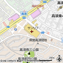 パレットプラザサンリブ高須店周辺の地図
