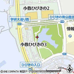 福岡県北九州市若松区小敷ひびきの周辺の地図