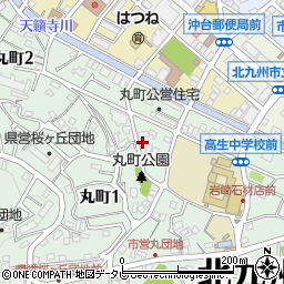 福岡県北九州市戸畑区丸町1丁目3-19周辺の地図