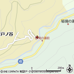 徳島県三好市西祖谷山村戸ノ谷1周辺の地図