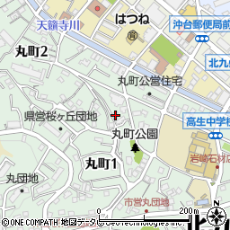 福岡県北九州市戸畑区丸町1丁目4周辺の地図