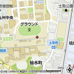 〒804-0015 福岡県北九州市戸畑区仙水町の地図