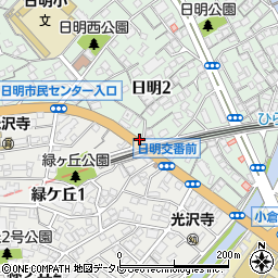 メープル薬局緑ヶ丘店周辺の地図