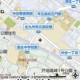 ファミリーマート戸畑沖台通り店周辺の地図