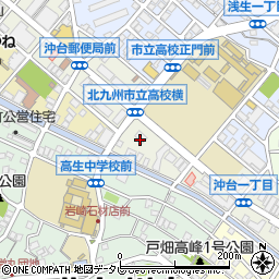 ファミリーマート　戸畑沖台通り店周辺の地図