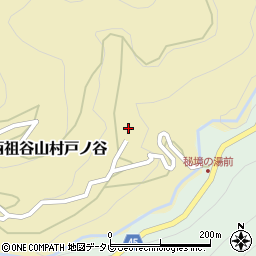 徳島県三好市西祖谷山村戸ノ谷18周辺の地図