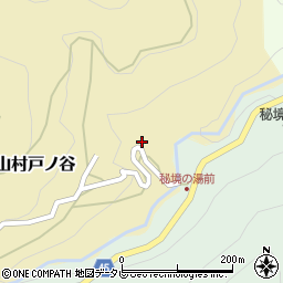 徳島県三好市西祖谷山村戸ノ谷5周辺の地図