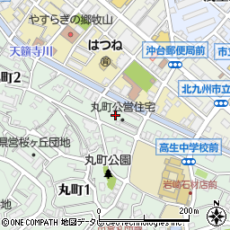 福岡県北九州市戸畑区丸町1丁目1-23周辺の地図