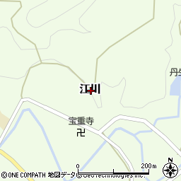 和歌山県日高郡日高川町江川周辺の地図