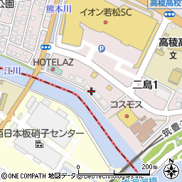 錦城周辺の地図