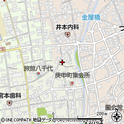 橋本時計店周辺の地図