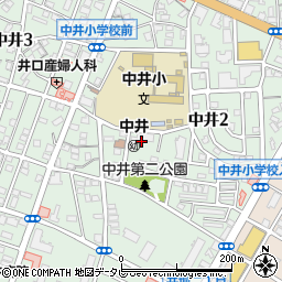 中井周辺の地図