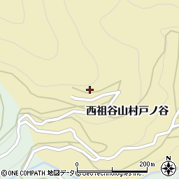 徳島県三好市西祖谷山村戸ノ谷149周辺の地図