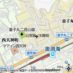 福岡県公営住宅藤ノ木団地周辺の地図