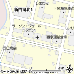 福岡県北九州市門司区新門司北1丁目10周辺の地図