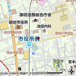 紀陽銀行御坊支店周辺の地図