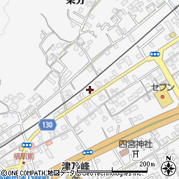 阿南警察署津乃峰町駐在所周辺の地図
