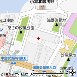 福岡県北九州市小倉北区浅野周辺の地図