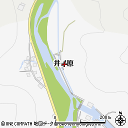 徳島県阿南市桑野町井ノ原周辺の地図