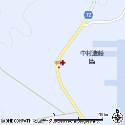 山口県柳井市阿月宇積周辺の地図