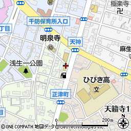 福岡県北九州市戸畑区正津町周辺の地図