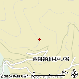 徳島県三好市西祖谷山村戸ノ谷69周辺の地図