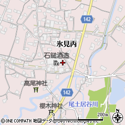 愛媛県西条市氷見丙407-2周辺の地図