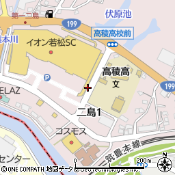 株式会社カトレア　イオン若松店周辺の地図