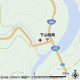 和歌山県田辺市龍神村福井410周辺の地図
