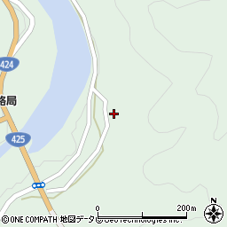 和歌山県田辺市龍神村福井1017周辺の地図
