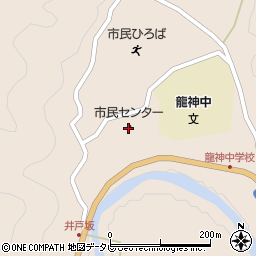 龍神公民館周辺の地図