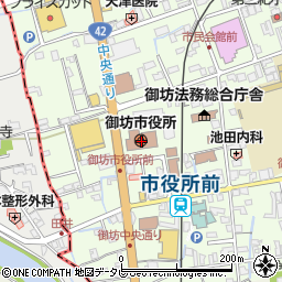 和歌山県御坊市周辺の地図