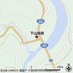 和歌山県田辺市龍神村福井407周辺の地図