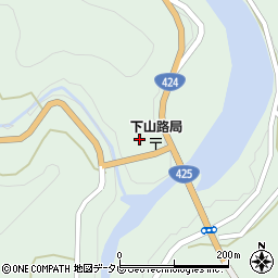 和歌山県田辺市龍神村福井403周辺の地図