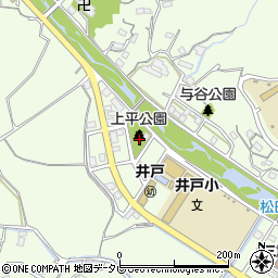 上平公園周辺の地図