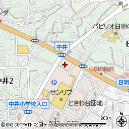 タックルベリー小倉朝日ケ丘店周辺の地図