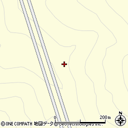 笹ケ峰トンネル周辺の地図