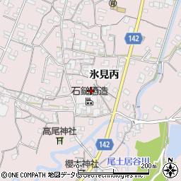 愛媛県西条市氷見丙407-1周辺の地図