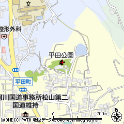 平田公園周辺の地図