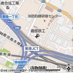 磯部鉄工株式会社小倉工場周辺の地図