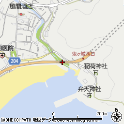 西郷川橋周辺の地図