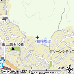 福岡県北九州市若松区二島887周辺の地図
