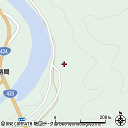 和歌山県田辺市龍神村福井695周辺の地図