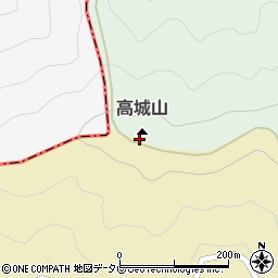 高城山周辺の地図