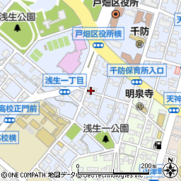 コメダ珈琲店北九州戸畑店周辺の地図