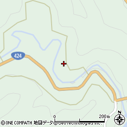 和歌山県田辺市龍神村福井224周辺の地図