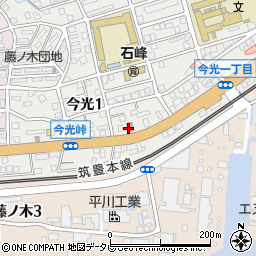 若松今光郵便局 ＡＴＭ周辺の地図